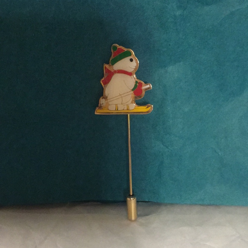 Snowman Pin